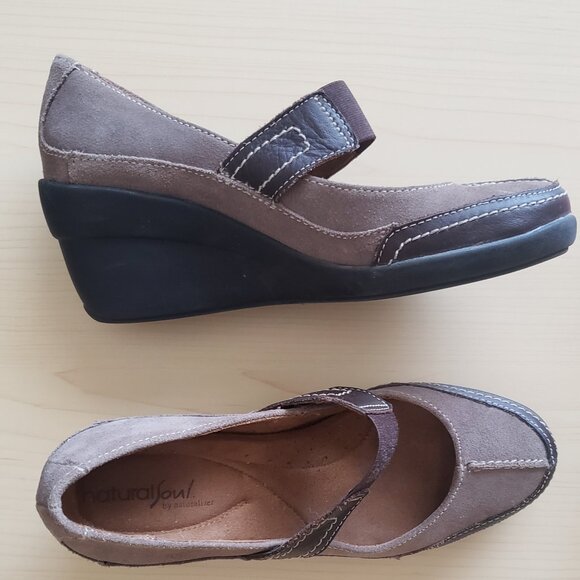 Natural Soul Naturalizer Mary Jane Wedges - Picture 1 of 3